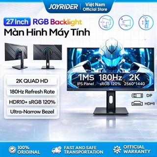 FPS Màn Hình Gaming 27 Inch 2K QHD 180Hz – Chân Đế Nâng Hạ Xoay Dọc 16:9, Tặng Cáp HDMI