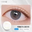 Kính áp tròng khoá ẩm 8H 3 Tháng CARASE, Lens cận màu xám khói sáng SIREN GRAY (1 chiếc)