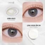 Kính áp tròng khoá ẩm 8H 3 Tháng CARASE, Lens cận màu xám khói sáng SIREN GRAY (1 chiếc)