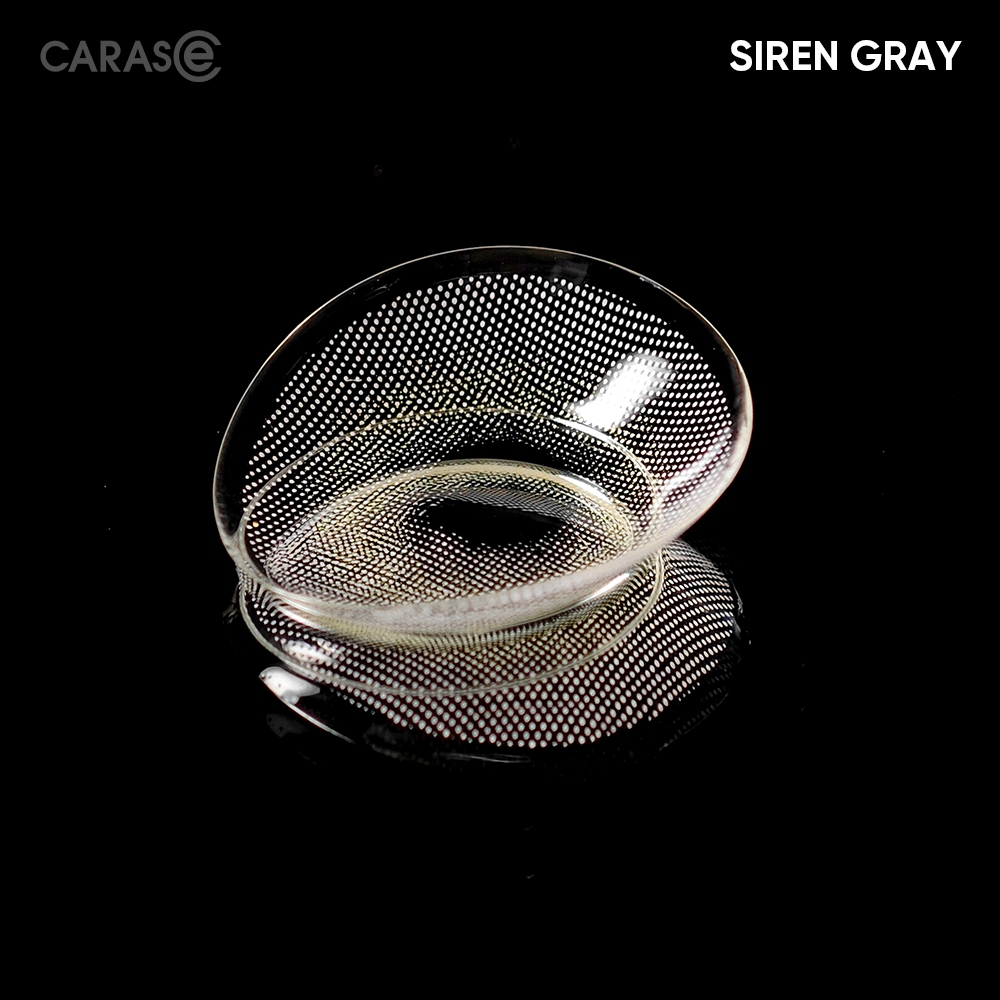 [1 chiếc] Kính áp tròng khoá ẩm 8H 3 Tháng CARASE, Lens cận màu xám khói sáng SIREN GRAY (1 chiếc)