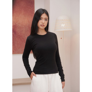 THEKIM Áo thun giữ nhiệt cổ tròn chất liệu sợi pha cashmere , áo giữ nhiệt công nghệ HEATTECH giữ ấm nhanh T399