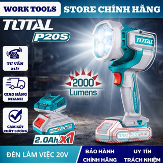 TOTAL Đèn làm việc dùng pin 20V TWLI20881 & TWLI2088 & TWLI20885