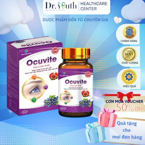 Viên SÁNG MẮT Ocuvite Eye Care Liver 30 viên – Bổ mắt, tăng cường thị lực, giảm mỏi mắt, ngăn ngừa lão hóa mắt