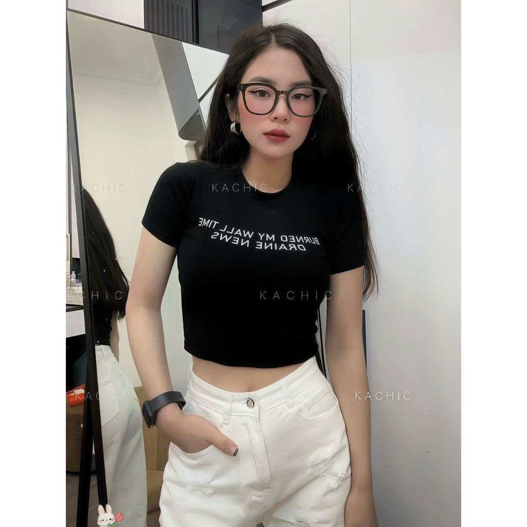 Áo thun Croptop nữ chất thun zip co giãn 4 chiều fom ôm thấm hút mồ hôi, mát lạnh.- D01