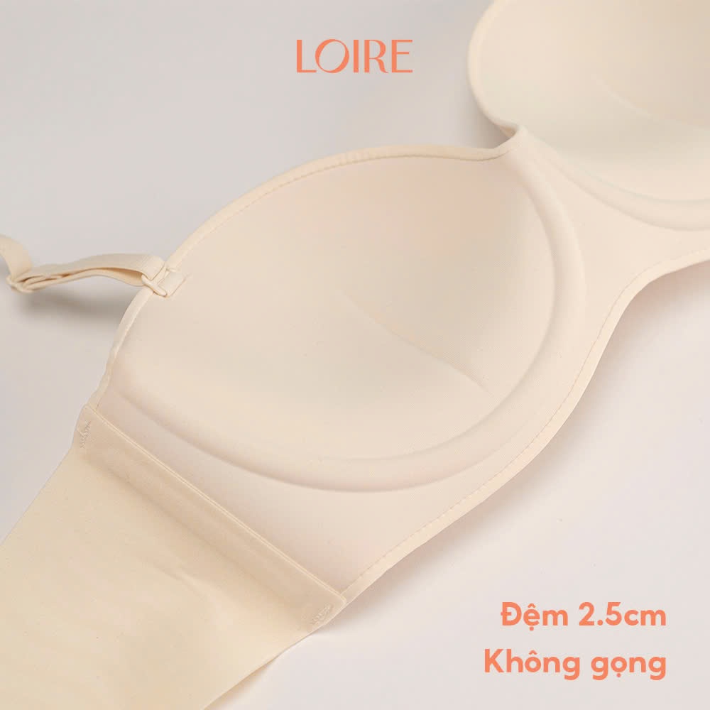 Áo Lót Nâng Ngực Không Gọng Đệm 2.5cm Chất Su Đúc Mềm Mịn Loirechic BRNC148