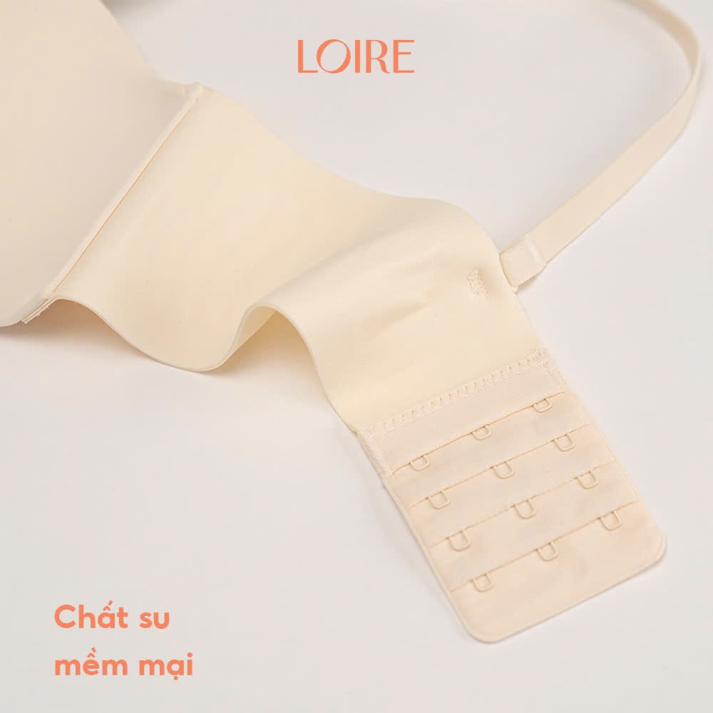 Áo Lót Nâng Ngực Không Gọng Đệm 2.5cm Chất Su Đúc Mềm Mịn Loirechic BRNC148