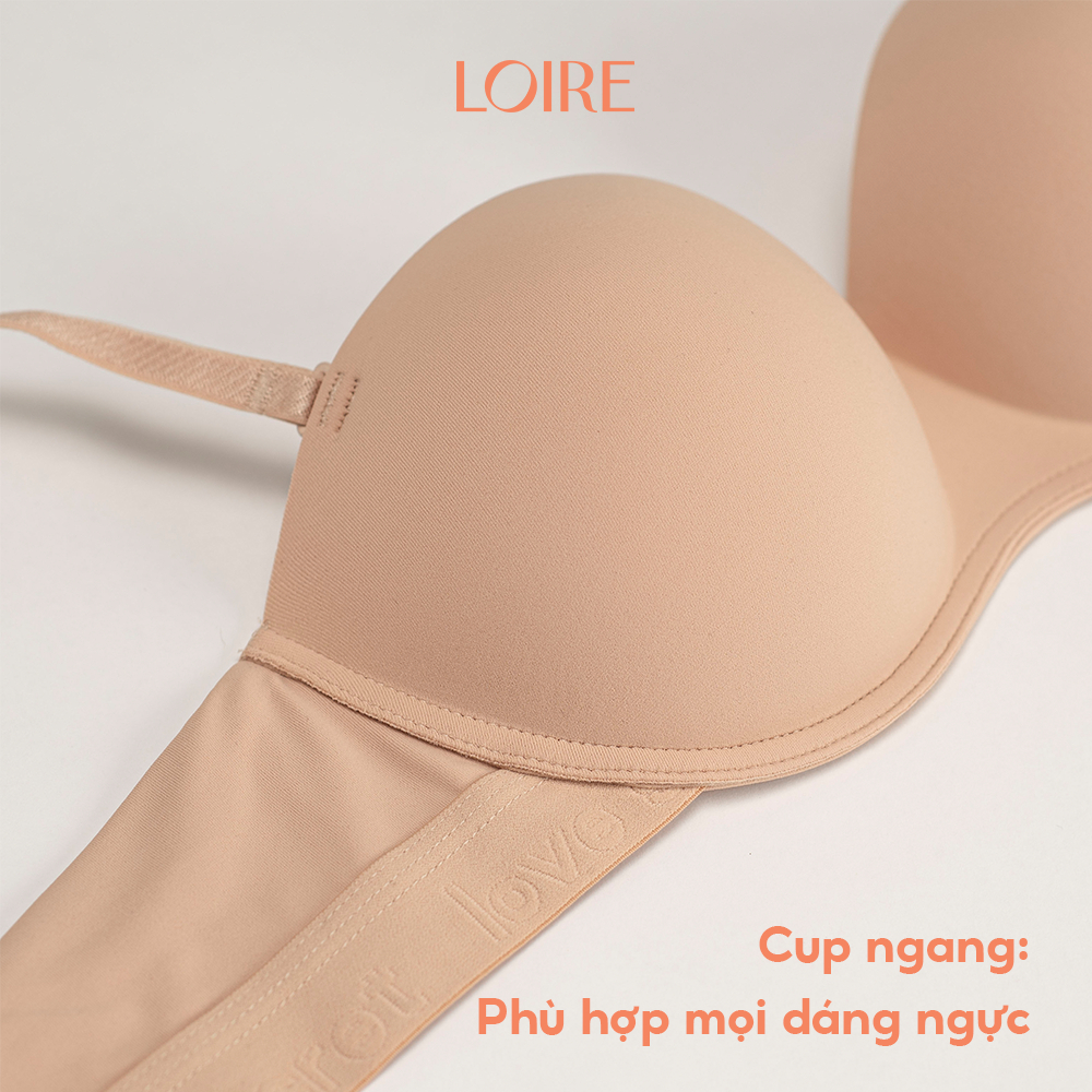 [SIÊU NÂNG ĐẨY]Áo Lót Không Gọng BRNC184 Lưới Định Hình Gom V1 Đệm 1.5cm Mặc Áo Dài/Đi Tiêc Loire