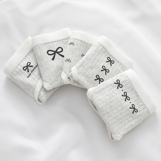 Quần Lót Nữ Cotton Gân Tăm Hình Nơ Xinh Xắn, Quần Chip Mềm Thoáng Khí Đáy 2 Lớp King Shop L-1108