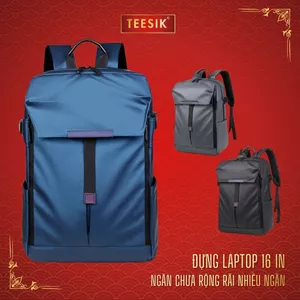 Balo nam du lịch TEE SIK balo nam nữ chống thấm nước đi học nhiều ngăn balo đựng laptop 17 in BL06