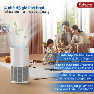 Máy Lọc Không Khí Nhập Khẩu Fujihome AP5GRAND Có Màng Lọc HEPA, Kết Nối WiFi Thông Minh