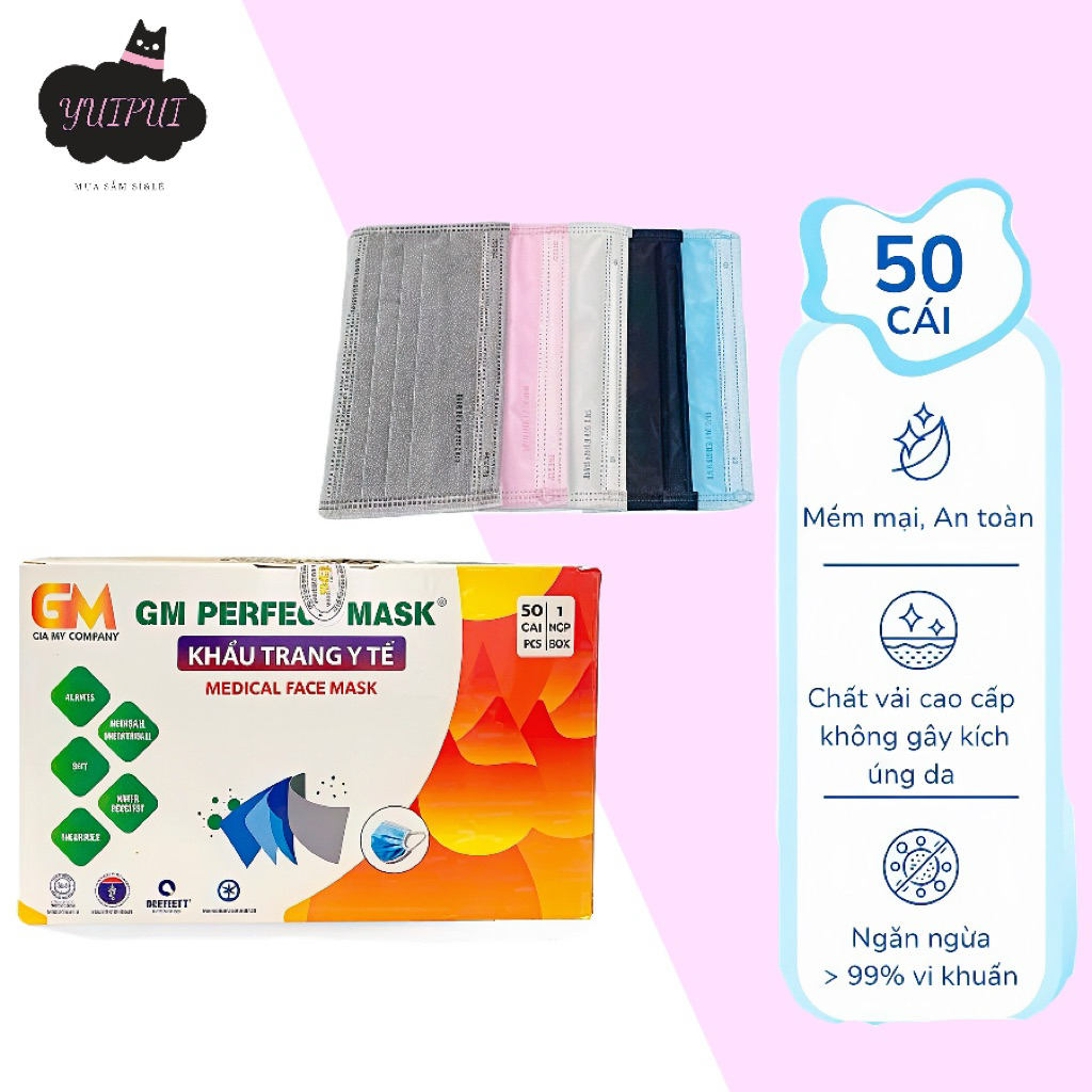 Khẩu Trang Y Tế Kháng Khuẩn Gia Mỹ – Nâng Niu Từng Hơi Thở, An Toàn & Mềm Mại