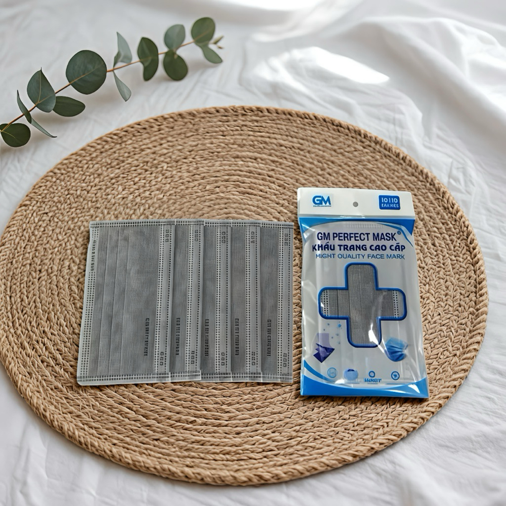 Khẩu Trang Y Tế Cao Cấp Gia Mỹ – Kháng Khuẩn 99% Mềm Mại An Toàn, Hộp 50–200 Cái Nhiều Màu