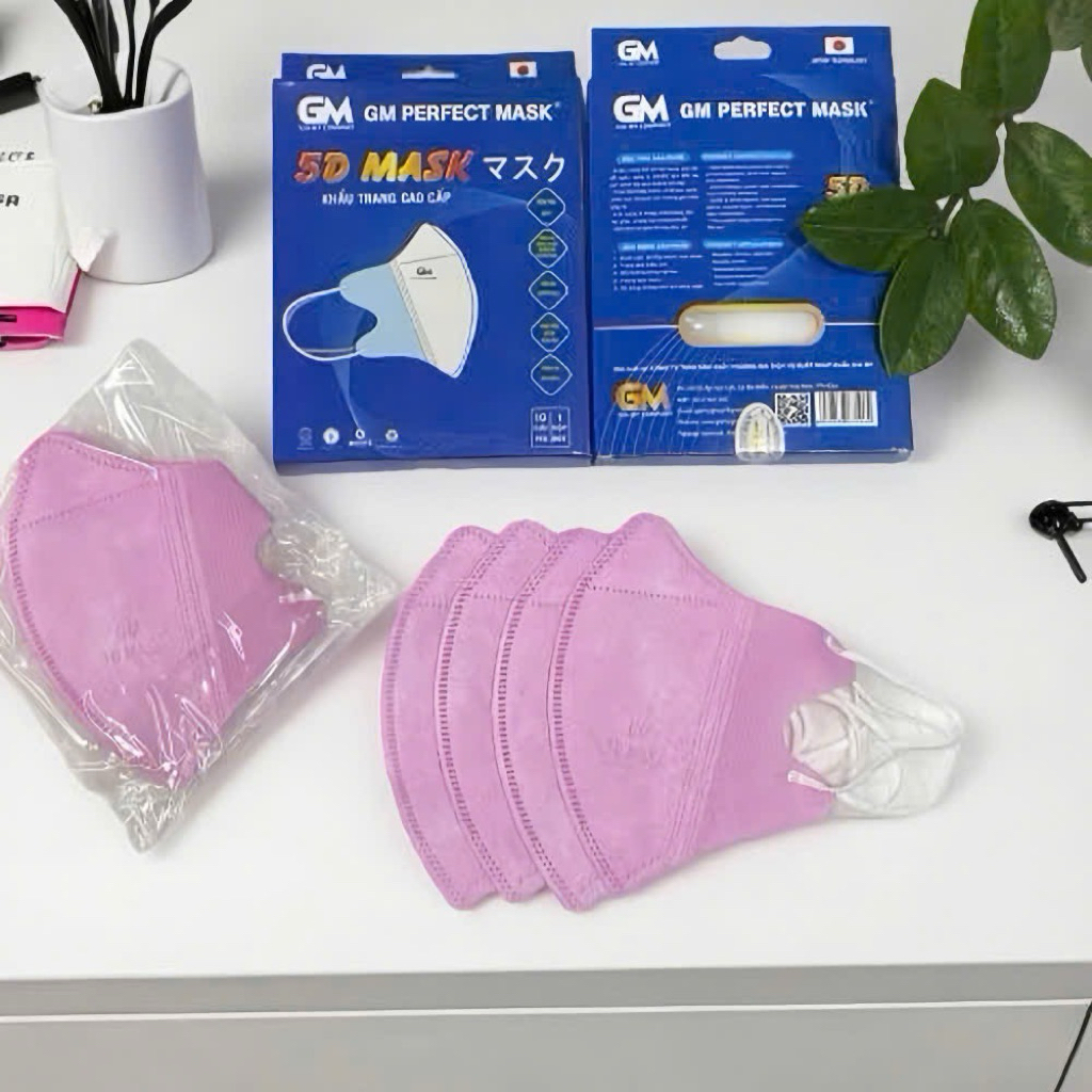 Khẩu Trang Y Tế 5D Người Lớn Gia Mỹ – Khẩu Trang 5D Mask Nhiều Màu Cao Cấp, Nâng Niu Từng Hơi Thở