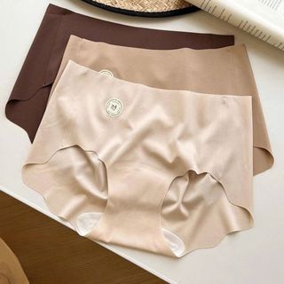 Quần Lót Nữ Su Trơn Không Đường May Ôm V3 Tôn Dáng, Quần Chip Mềm Thoáng Đáy Dán 2 Lớp King Shop L-074