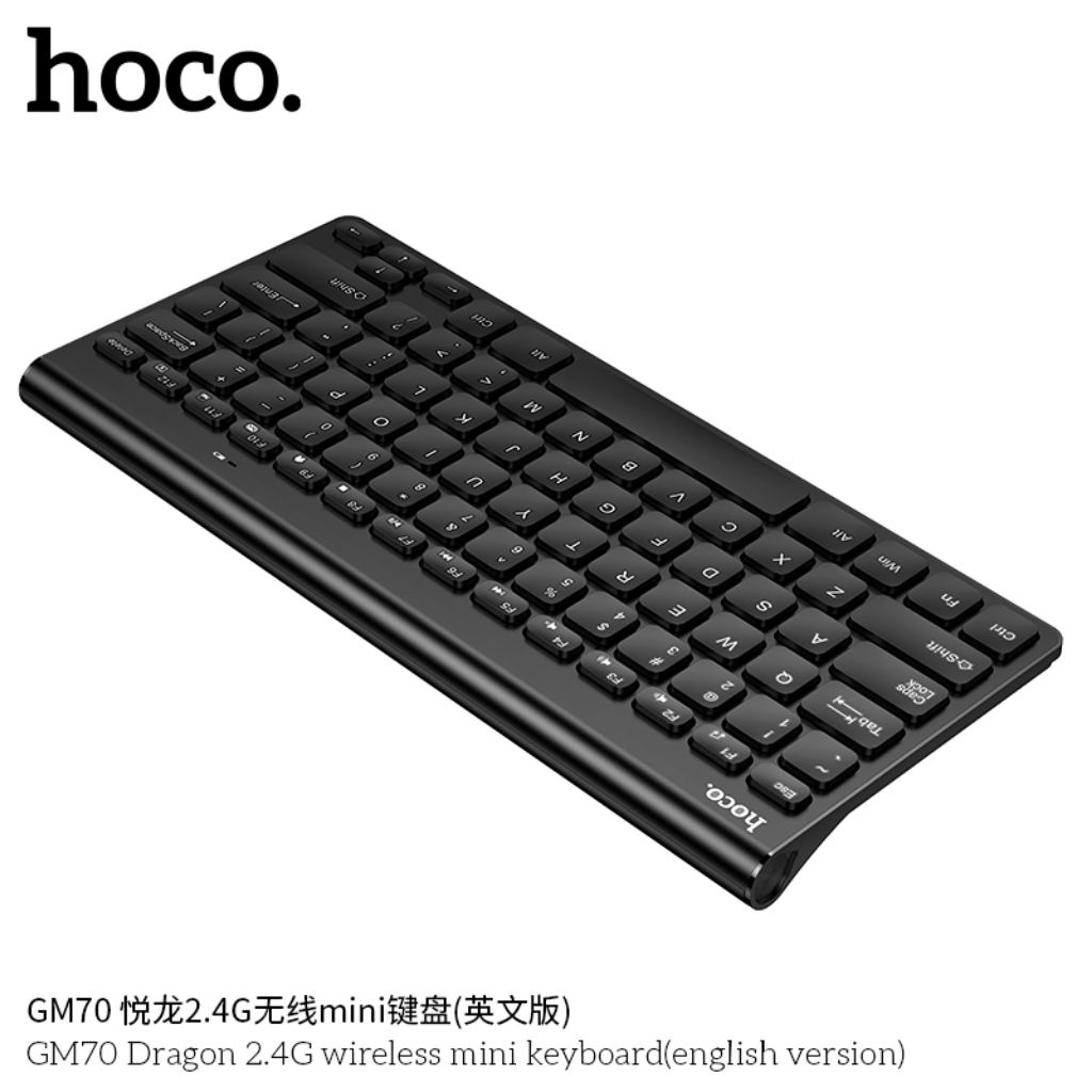 Bàn phím mini không dây Hoco GM70 USB 2.4G