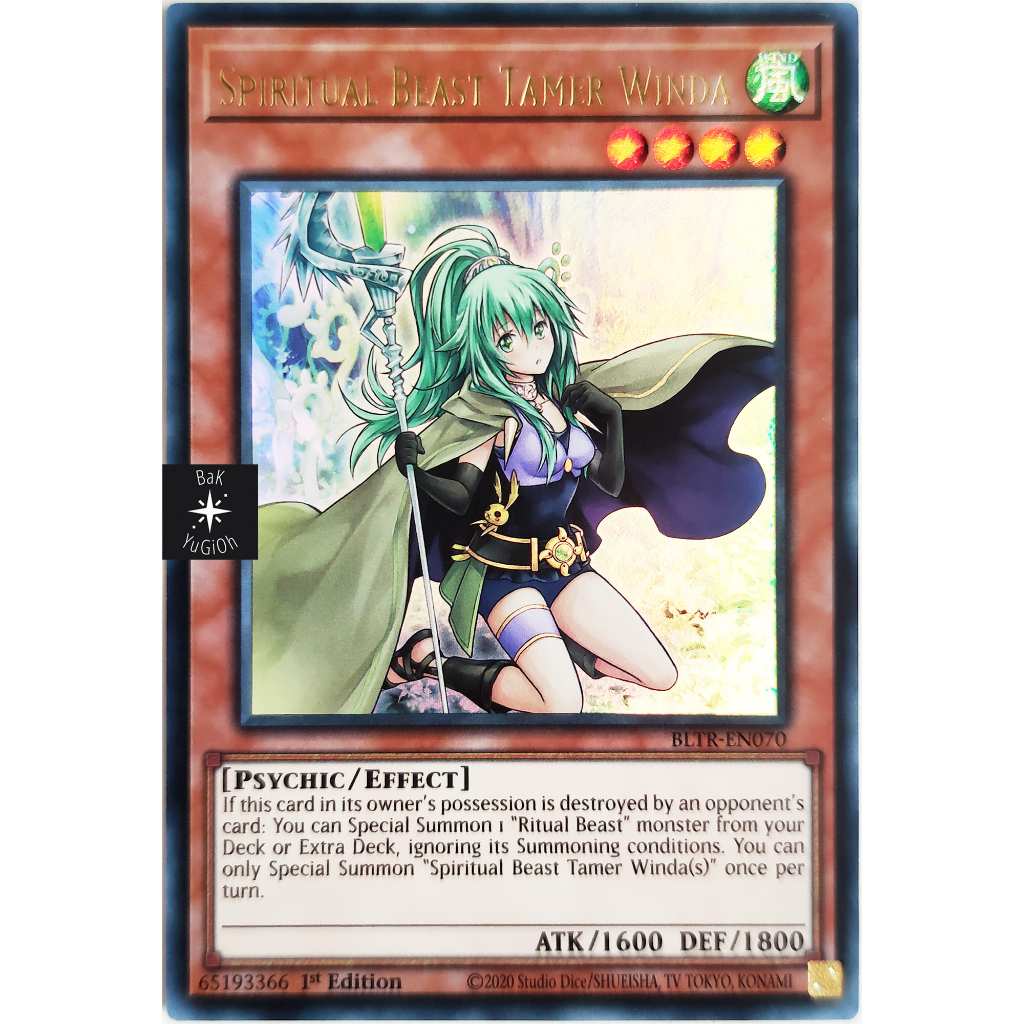 [BaK Yu-Gi-Oh!] [Thẻ Bài Chính Hãng] Spiritual Beast Tamer Winda |EN ...