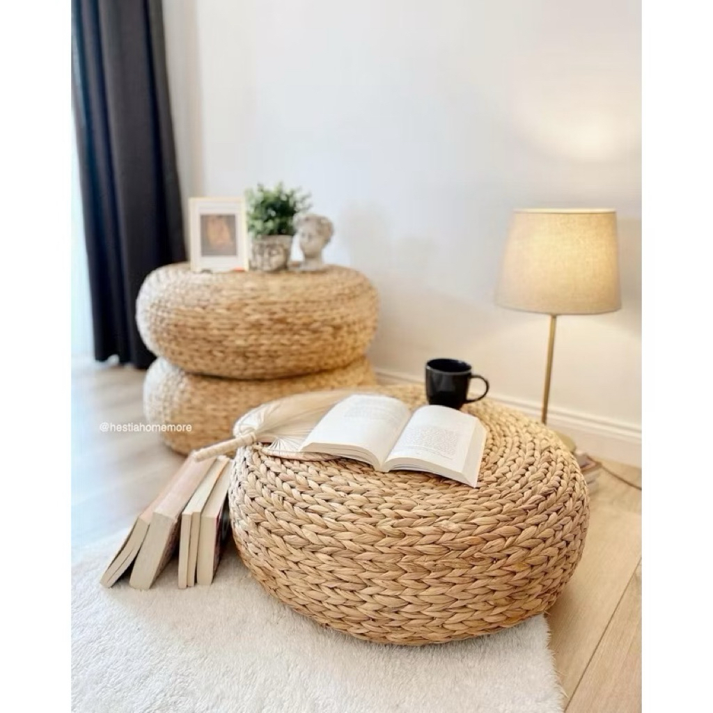 Đôn lục bình,  Đôn / Đệm / Bàn Trà Lục Bình Đan Thủ Công Cao Cấp Hàng Xuất Khẩu ( Hàng Loại 1 )