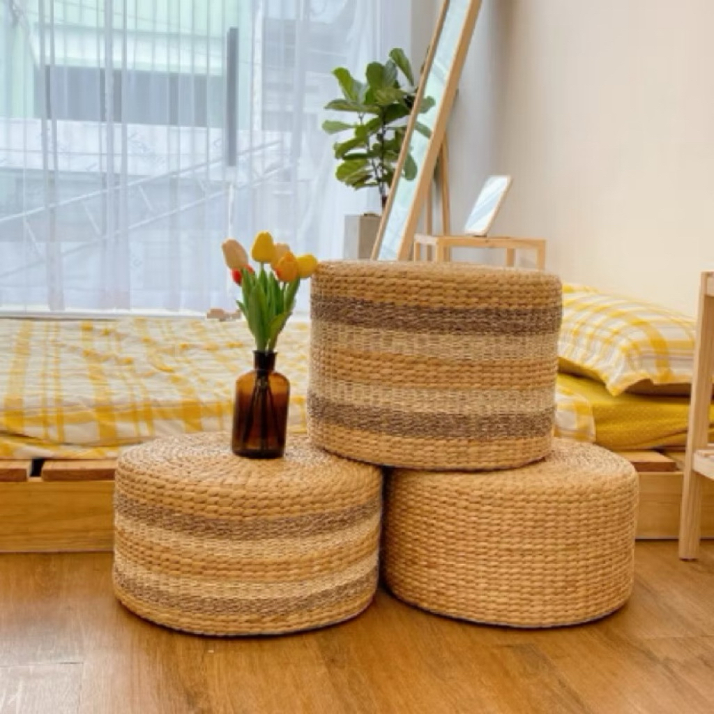 Đôn lục bình,  Đôn / Đệm / Bàn Trà Lục Bình Đan Thủ Công Cao Cấp Hàng Xuất Khẩu ( Hàng Loại 1 )
