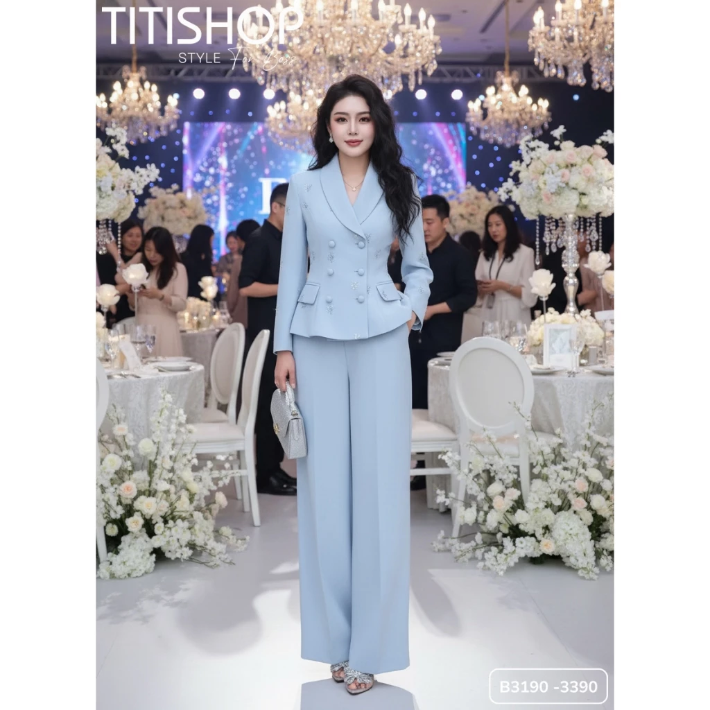 ( Đặt Nhanh ) Sét Vest Doanh Nhân , Sét Blazer BOSS , Blazer Doanh Nhân , Áo vest nữ , Áo blazer nữ DHBOSS20