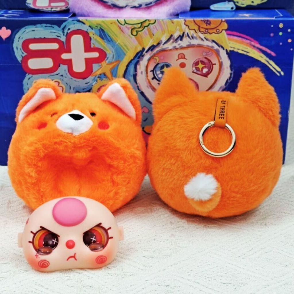 Móc Khóa Gấu Bông Cosplay Động Vật Dễ Thương, Phụ Kiện Treo Balo, Túi Xách Hot Trend Hình Cáo\Thỏ\Heo\Panda