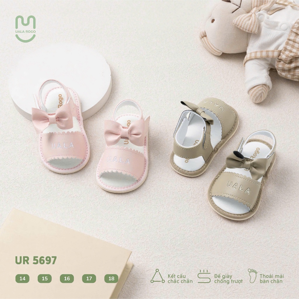 Dép Tập Đi Cho Bé Uala Rogo UR813 UR5688 UR5692 UR812 UR5662 UR5697 UR820 UR821 UR822 UR826 UR831 UR819