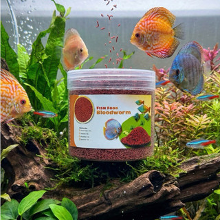 Thức Ăn Cám Trùng Huyết Cá Cảnh Blood Worm Bites - Tăng Màu Nhanh, Giàu Dinh Dưỡng
