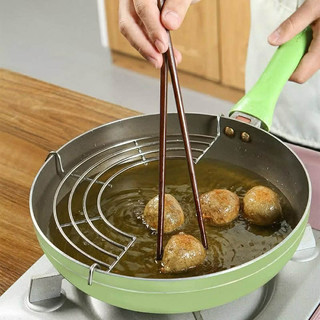 Vỉ gác chảo chiên rán dầu mỡ loại dày inox