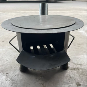 Bếp củi thông minh 34cm, 40cm, 50cm thiết kế ống khói và khay hứng tro tiện nghi!
