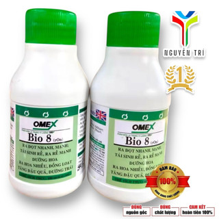 Omex Bio 8 chai 100ml– Phân Bón Lá Trung Vi Lượng Kích Rễ Mạnh, Bung Đọt Nhanh Và Dưỡng Hoa Đậu Quả