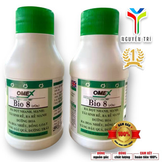 Omex Bio 8 chai 100ml– Phân Bón Lá Trung Vi Lượng Kích Rễ Mạnh, Bung Đọt Nhanh Và Dưỡng Hoa Đậu Quả