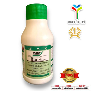 Omex Bio 8 chai 100ml– Phân Bón Lá Trung Vi Lượng Kích Rễ Mạnh, Bung Đọt Nhanh Và Dưỡng Hoa Đậu Quả