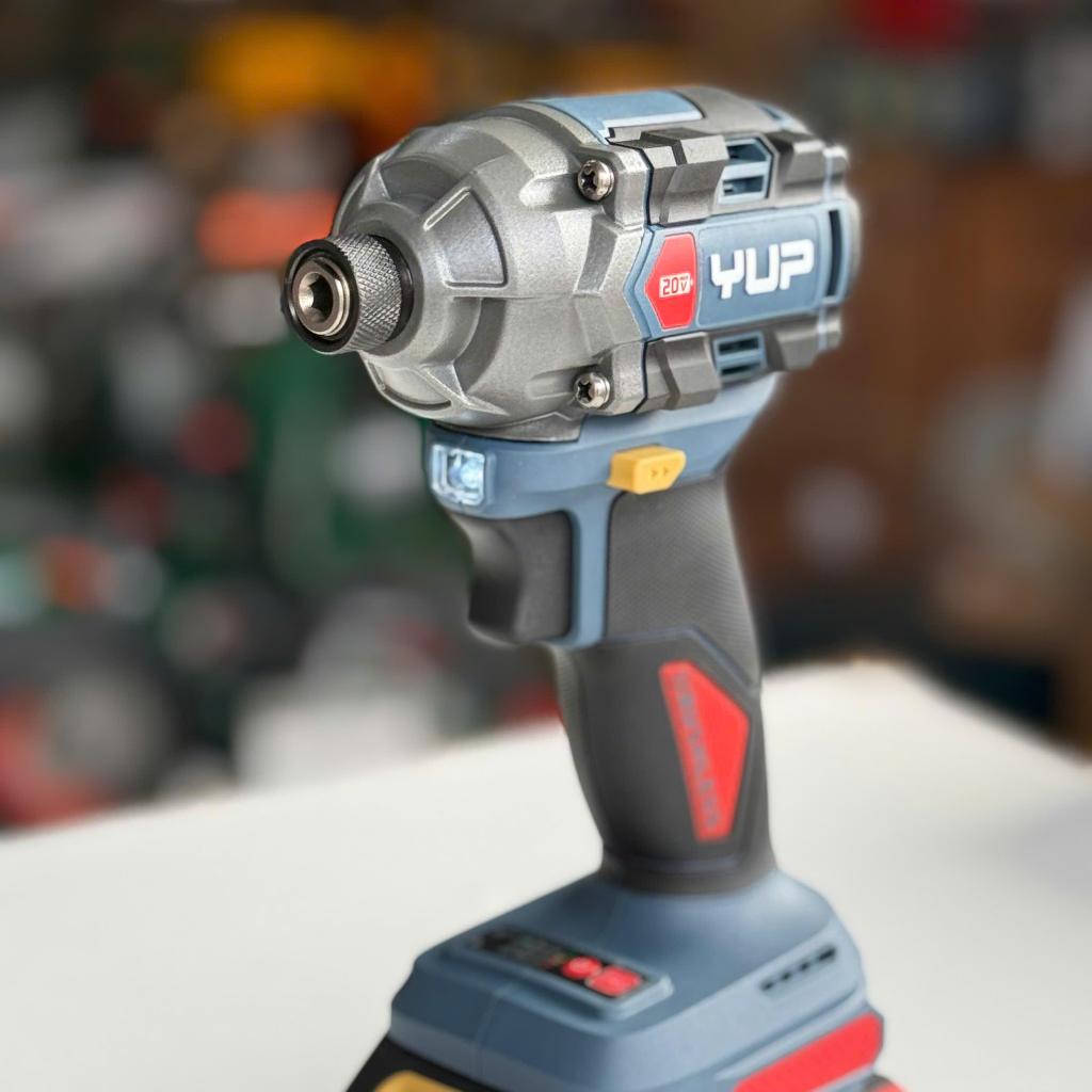 Máy Chuyên Vít có búa dùng pin YUPAI-YUP YP20-W230M lực siết 230Nm động cơ không chổi than lõi đồng
