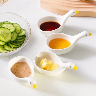 Bát Nước Chấm THIÊN NGA Trắng Bằng Sứ Đựng Gia Vị, Nước Chấm TRang Trí Bàn Ăn - Chén Sứ Cao Cấp Decor Bàn Tiệc