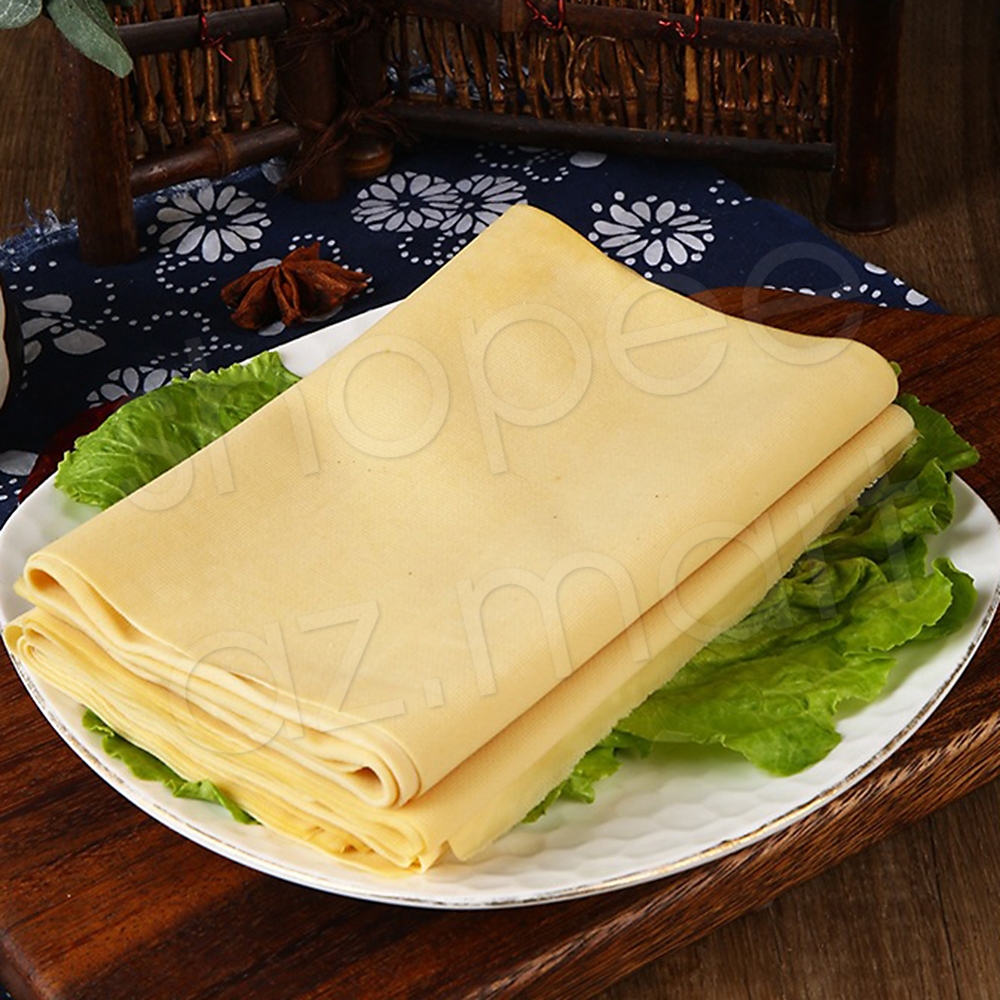 Đậu Hũ Ky Tươi Nguyên Miếng Nguyên Liệu Lẩu Gói 500g