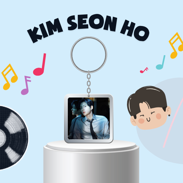 Keyring/ Móc Khoá mica diễn viên Kim Seon Ho-Tiếng yêu này, anh dịch được không?