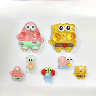 Set charm bọt biển phát sáng- Charm phát sáng trend 2026- 2 charm bự 5 charm nhỏ- charm gắn dép siêu hot hit