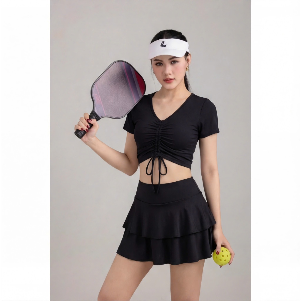 Bộ tập erobic, đi biển nữ bộ tập gym nữ, set váy nữ, đi biển nữ, bộ bơi nữ, tặng kèm mút ngực I Minh Ngọc Sport