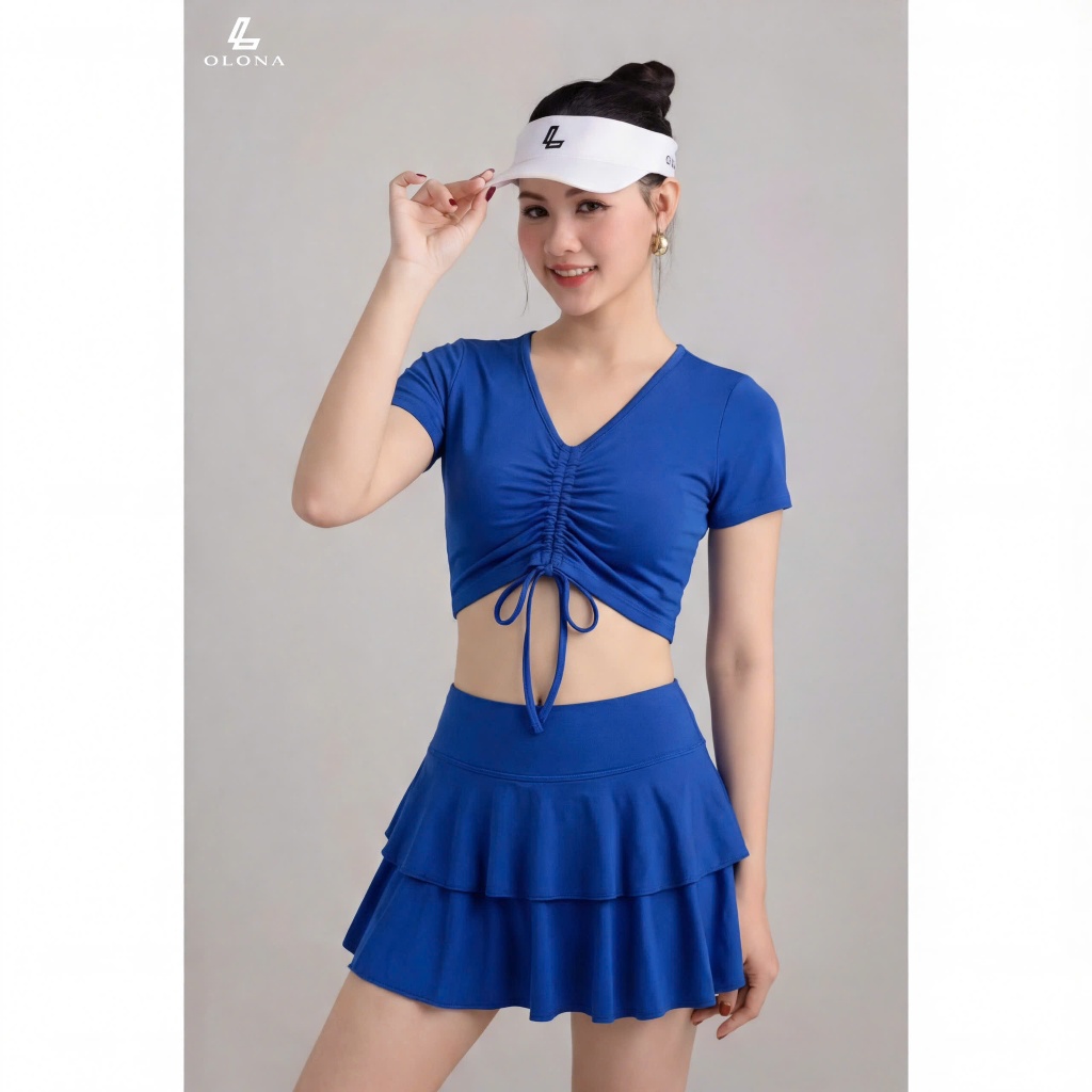 Bộ tập erobic, đi biển nữ bộ tập gym nữ, set váy nữ, đi biển nữ, bộ bơi nữ, tặng kèm mút ngực I Minh Ngọc Sport