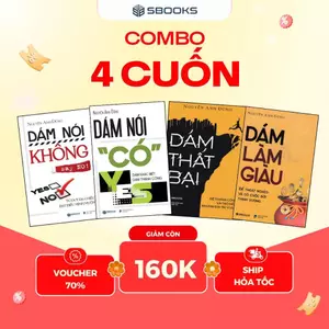 Sách - Combo 4 Cuốn Dám: Dám Làm Giàu + Dám Thất Bại + Dám Nói Có + Dám Nói Không - Người Trí Thức | Sbooks