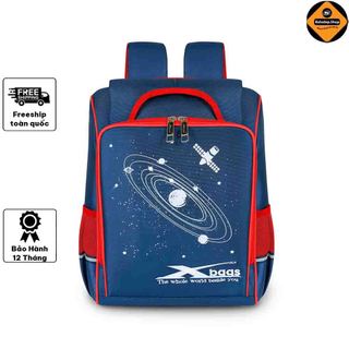 Balo chống gù siêu nhẹ XBAGS Universe – Cặp học sinh tiểu học mầm non cao cấp, êm vai, hỗ trợ bảo vệ cột sống cho bé!