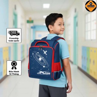 Balo chống gù siêu nhẹ XBAGS Universe – Cặp học sinh tiểu học mầm non cao cấp, êm vai, hỗ trợ bảo vệ cột sống cho bé!