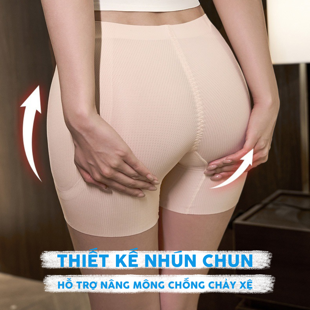 [ MẪU MỚI 2026 ] Quần Trong Độn Hông Nâng Mông Tôn Dáng Chất Su Đúc Thoáng Khí Mềm Mịn Mặc Đồ Ôm Body Không Lộ N2028