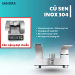 Củ Sen Nóng Lạnh Inox 304 Đúc Nguyên Khối Mạ Mờ | CR-119 | Phối Vòi Sen Nhà Tắm Và Cài Treo Cùng Màu — ảnh 2