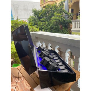 [BH 2 NĂM] Tủ Hộp Đựng Đồng Hồ Cơ 9 Xoay + 7 Tĩnh Chính Hãng ACBOW Lót Nỉ Nhung Cao Cấp - Hộp Lắc Lên Cót Đồng Hồ