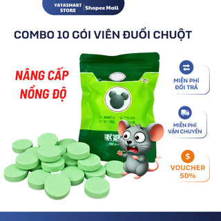 [Siêu Mạnh] COMBO 10 GÓI Viên Đuổi Chuột YATASMART Hiệu Quả Tức Thì An Toàn Không Độc Hại