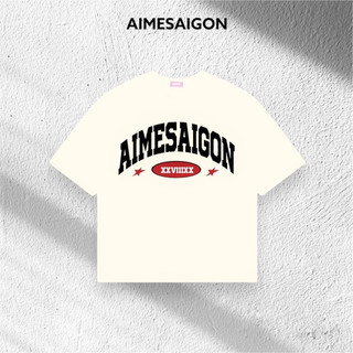 Áo Thun Big Boxy Local Brand AIMÉ Cotton Cổ Tròn Form Rộng Unisex Nam Nữ "AIMESAIGON XXVIIIXX" Oversize Streetwear Hot T