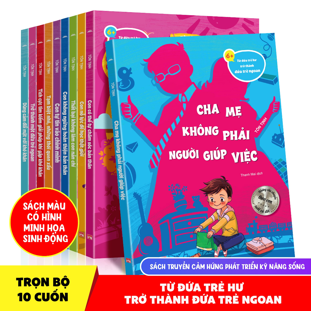 Sách - Combo 10 Cuốn Từ Đứa Trẻ Hư Trở Thành Đứa Trẻ Ngoan