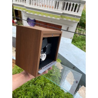 [BH 2 NĂM] Tủ Hộp Đựng Đồng Hồ Cơ 3 Xoay Chính Hãng Cao Cấp - Hộp Lắc Lên Cót Đồng Hồ