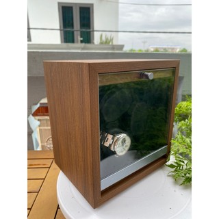 [BH 2 NĂM] Tủ Hộp Đựng Đồng Hồ Cơ 3 Xoay Chính Hãng Cao Cấp - Hộp Lắc Lên Cót Đồng Hồ