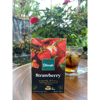 Trà đen hương Dâu hiệu Dilmah 30g. Mẫu mới HSD 2028